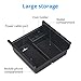 VANJING Compatible with Center Console Organizer Insert Tray Toyota 4 Runner 2010 2011 2012 2013 2014 2015 2016 2017 2018 2019 Accessories with USB Hole Center Armrest Storage Box with A Cleaner Brush