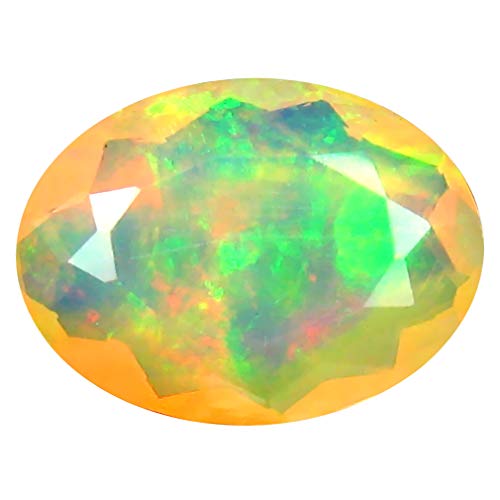 Opale arc-en-ciel véritable AAA+ extraite de la terre de 1.91 ct