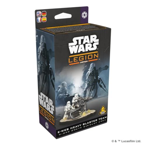 Bláster Pesado E-Web miniatura Star Wars Legion juego expansion Asmodee 2