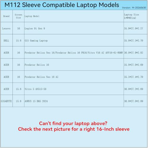 Image of Smatree M112W Hard Protective Case for 16 inch Lenovo /ACER /DELL /GIGABYTE | Compatible for 16 inch Lenovo Legion 9i Gen 9, ACER Predator Helios 16 /Neo 16, DELL G15, GIGABYTE AORUS 15 BKG,White(X8310W)