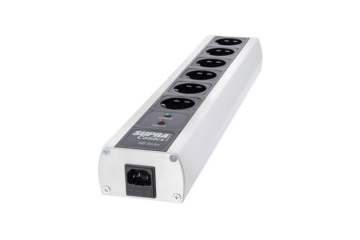 Supra MD06-EU/SP protezione da sovraccarico 6 presa(e) AC 240 V Argento