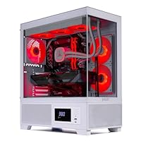 Skytech Azure 3 Plus Gaming PC Desktop, Ryzen 9 9900X 4.4 GHz (5.6GHz Turbo), AMD RX 9070 XT 16GB, 2TB Gen4 NVMe SSD, 32GB DDR5 RAM 5200 RGB, 850W Gold ATX 3 PSU, 360mm ARGB AIO, Wi-Fi, Win 11