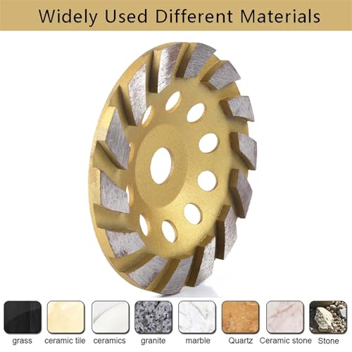 Disque diamant 125mm pour meuleuse d'angle béton et pierre - 7