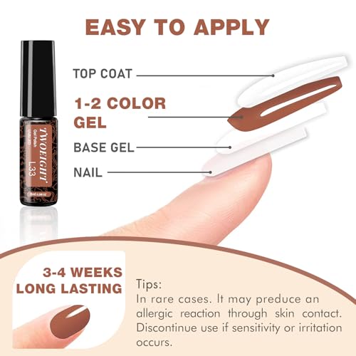 Gel de uñas TWOEIGHT set 12 colores 8ml miniatura 6