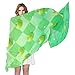 tplaotee Green fruit Long hijab fashion head wraps for women for evening bufanda para mujer