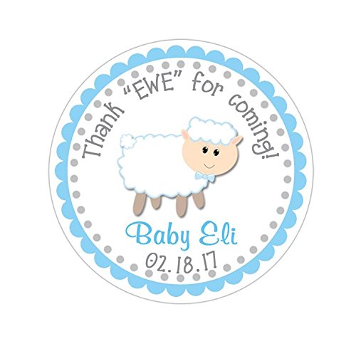 lamb baby shower favors