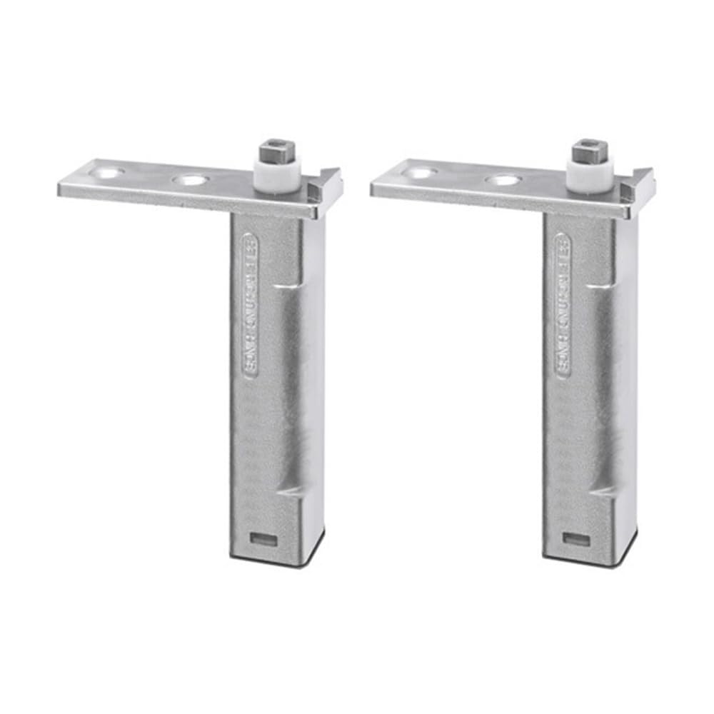 SagaSave Bisagra Superior de Puerta para Refrigerador y Congelador - 2 Piezas de Repuesto de Acero Inoxidable, Pivotante (Tipo A)