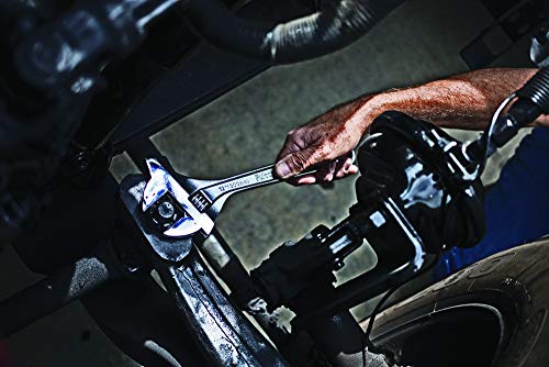 Proferred T10001 Mining Adjustable Wrench With Hammer, Chrome Finish, 12" #TOP5