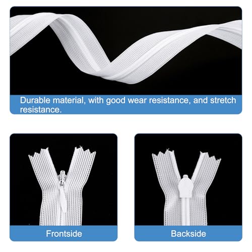 Uxcell A24040600UX0001 Invisible Zippers, 5Pcs 6Inch Nylon Hidden Sewing Zippers thumb #4