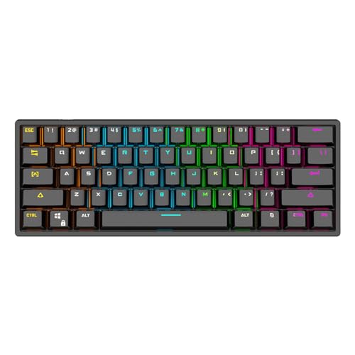 Lovskoo Waterproof Gaming Keyboard USB Wired Mechanical...