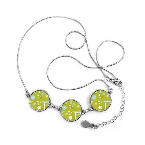 Pendentif en forme de bijoux collier sakura bleu et blanc, le cadeau idéal pour passionnés