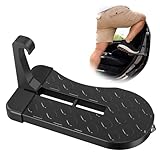 Buhobha Car Door Step,Foldable Premium Aluminum Roof Step, 400 lbs Capacity, for Easy Roof Accessing, Suitable for Most Sedans, Sports Cars, Pickups, SUVs, RVs, Off-Road Vehicles, and Other Models