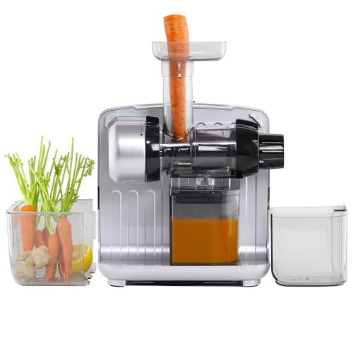 Omega Juicer Cold Press 365 Slow Masticating Vegetable and Fruit Juice Extractor and Nutrition System Makes Nut Milks Baby Food and Sorbets