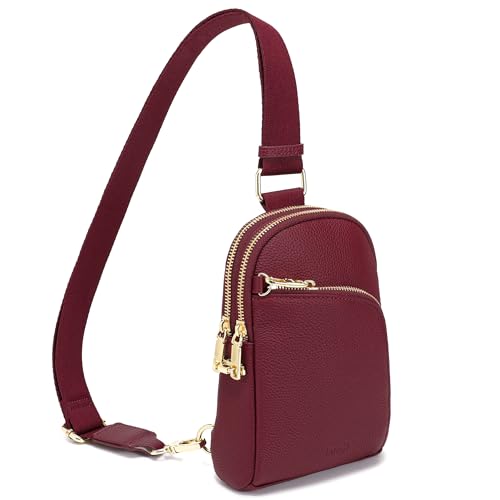 Image of INICAT Small Travel Purse,Anti Theft Crossbody Bag for Women | RFID Blocking, 8 Card Slots,Secure Back Zipper Pocket,Sling Style