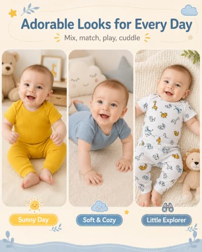 Image of Baby Boy Girl Clothes Preemie Newborn Must Have Infant Essentials Outfits 20 Piece Clothing 0-18 Months