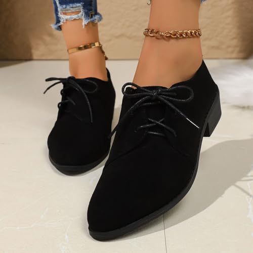 Chaussures Mary Jane à talons épais stables et lacets ajustables - 2