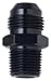Fragola 481662-BL Black Size (-6) x 1/8" MPT Straight Adapter Fitting