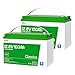 SIEKON 2 Pack Lithium LiFePO4 Deep Cycle Battery, Low-temp Protection, 4000-15000 Cycletimes, Perfect for Homeback up Power, Solar Power, Off-Grid, Marine (2 Pack 12V 100Ah Upgrade)