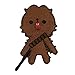 Star Wars The Phantom Menace Chewbacca Emoji logo toppa