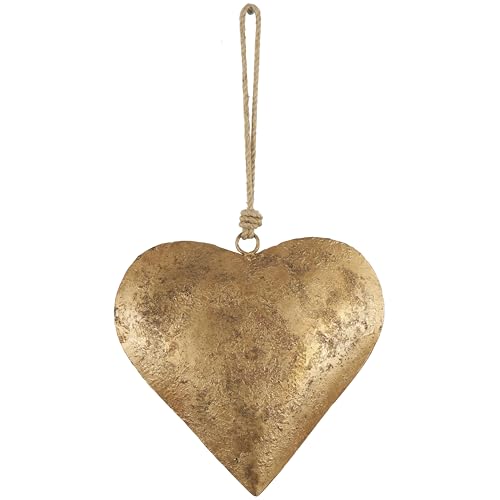 Deco-79-Rustic-Metal-Cowbell-Decorative-Bells-20-17-12H-Gold Deco 79 Rustic Metal Cowbell Decorative Bells 20 17 12H Gold