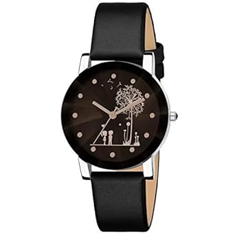DAINTY Quartz Girls and Womens Watch with Analogue Display and Leather Strap
