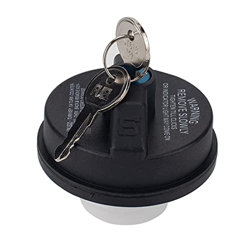 ThyNing Gas Cap Lock,1Set Locking Gas Cap Replace#10504 31780 Fuel Cap Compatible with Chevrolet Chevy Silverado,Toyota 4Runner,Tacoma,Tundra,Honda CRV,Infiniti,Mazda,Nissan,Buick,Cadillac,GMC