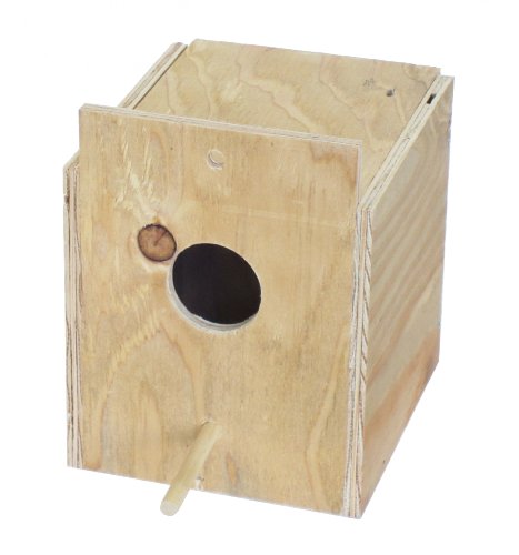 YML Assembled Wooden Nest Box for Outside Mount, Medium