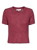 Manches : épaules tombantes ONLY Onlsunny S/S KNT Noos Pull, Apple Spiced, XS