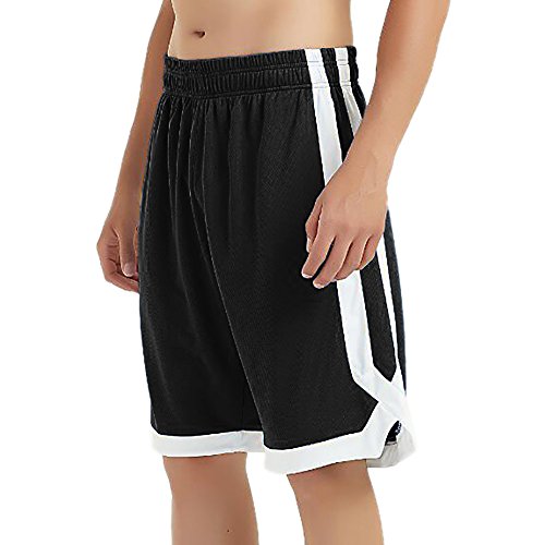 Toptie Basketball Shorts With Pockets For Men, 2-Tone Active Athletic Shorts, Workout Shorts For Adult-Navyblue-Xl #TOP4