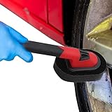 ZYLR Reifenschwammbürste für Auto, Austauschbare Applikatorpads für Reifenpflegemittel, Multifunktions-Reifenwachs-Schwammbürste mit Griff für die Auto-Detaillierungsreinigung