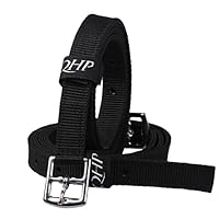 QHP Steigbügelriemen Nylon (150 cm, schwarz)