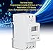 Real time Display Function, Programming in a Cycle of 24 Hours or 7 Days with Reset Button, Guide Rail Switch Timer, Suitable for All Power Equipment and Household appliances