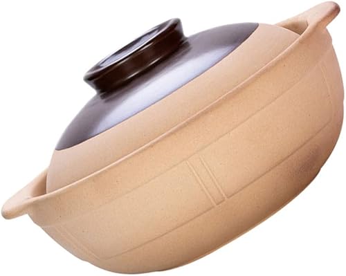 Miniatura 1 de Cacerola de cerámica para el hogar, olla de sopa multifunción resistente al calor, olla de sopa para estofado, olla de estofado multifunción, olla