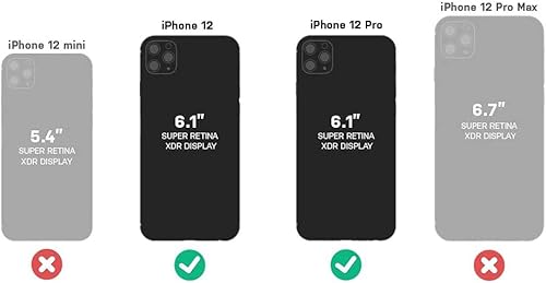 Miniatura 2 de OtterBox Commuter Series - Funda para iPhone 12 y iPhone 12 PRO (solamente), embalaje no minorista, color negro