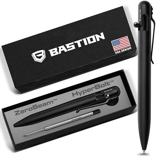 Stylo à bille de luxe anti-fuite BASTION en métal pour professionnels exigeants