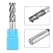 12mm x Carbide End Mill, 4 Flutes, Straight Shank, Tungsten Steel Milling Cutter Tool - High Wear Resistance, Coated Blade for Metal and Wood Milling