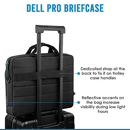 Dell Pro Briefcase 15 Sacoche pour ordinateur portable 15 avec logo imprimé d'écran HD pour Latitude 54XX 55XX Precision 35XX 55XX 75XX Vostro 15 3510 15 7510 XPS 15 95XX - vue 7