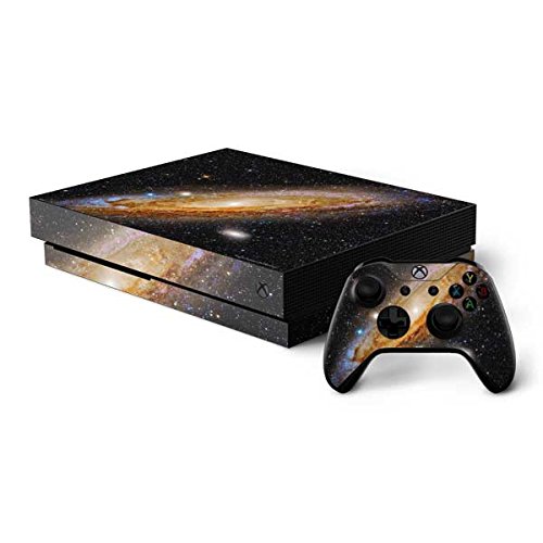 Skinit Decal Gaming Skin Compatible with Xbox One X Console and Controller Bundle - Originally Designed Messier 31 The Andromeda Galaxy Design
