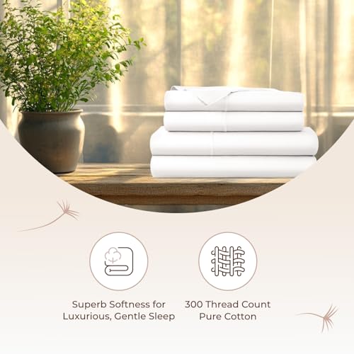 Image of Whisper Organics 100% Organic Cotton Bed Sheets with Deep Pocket 3 Pc. Set