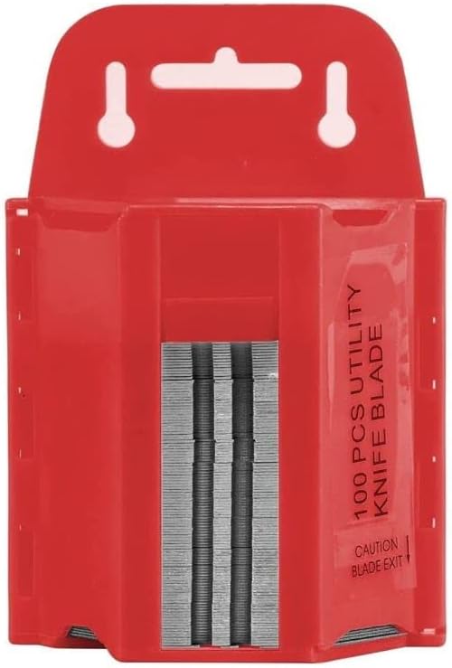 Zimpty ZY344 SK2 Ultra afilado 100 Pc. Cuchilla de gancho utilitario con cajas dispensadoras de montaje en pared con 10 cuchillas adicionales (SK2H)