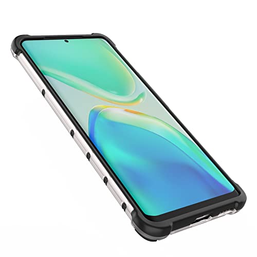 Image of Glasgow Back Case Cover Compatible with [ Vivo V25 Pro 5G ] (Stylish Design) - Black