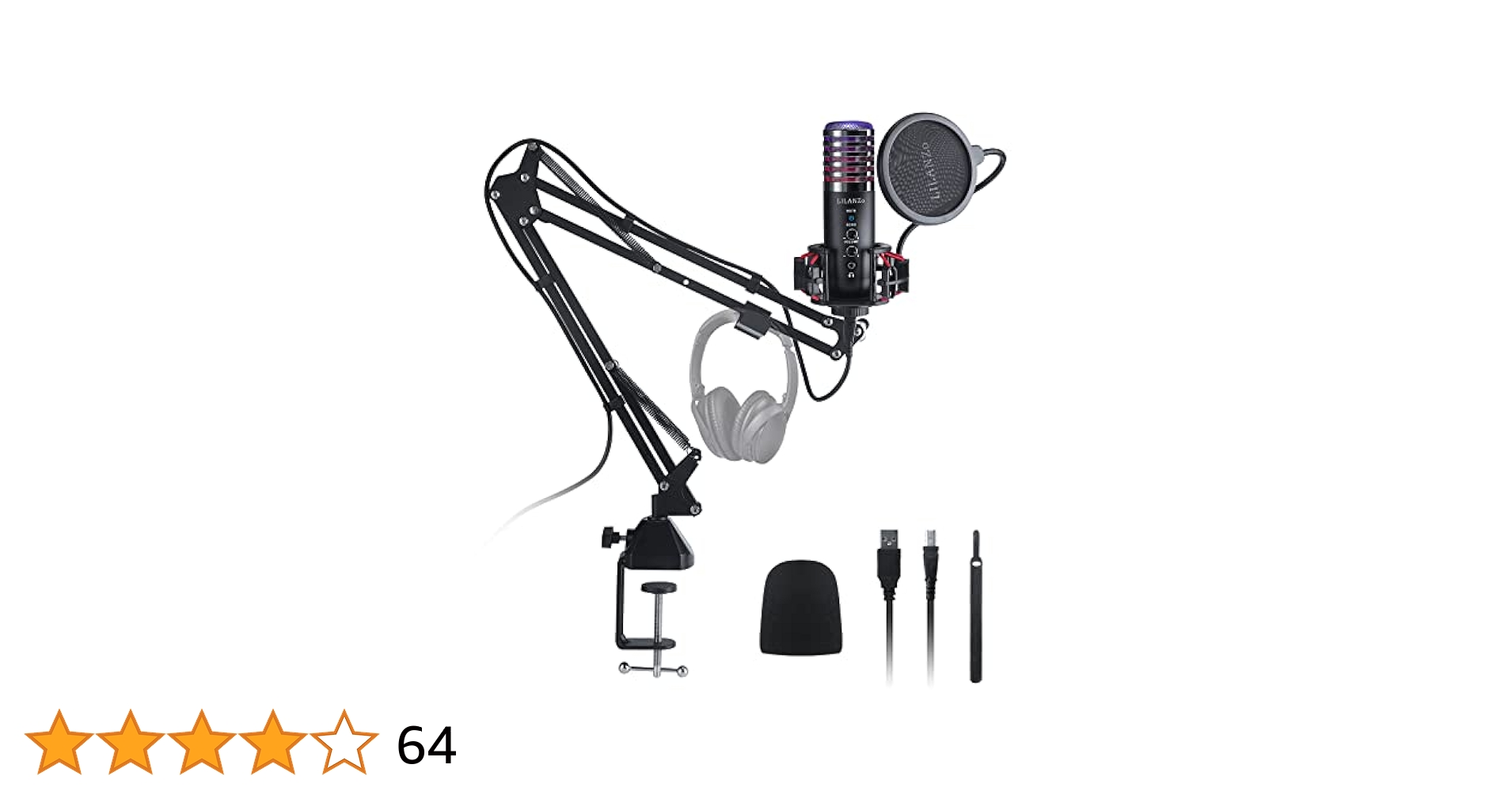 LILANZO ゲーミングマイク[新品●未使用] Amazon.co.jp: LILANZo マイク USB コンデンサーマイク