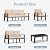 Aoxun 5-Piece Patio Furniture Set - Outdoor Aluminum with Waterproof Cover, Sectional Conversation Set with Coffee Table for Lawn, Garden, Backyard (Beige)