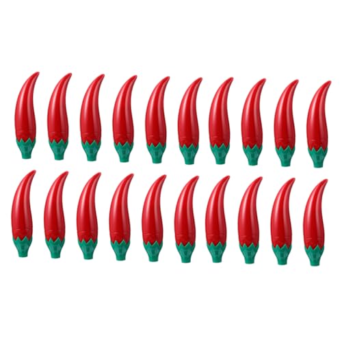 minkissy 2 Juegos Tubo De Lápiz Labial Con Forma De Pimientos Lápices Labiales Mini Pimientos Tinte De Labios Brillo De Labios Tubo De Lápiz Labial Casero Tubo De Lápiz Labial 20 piezas * 2