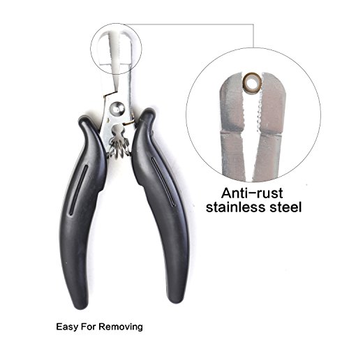 Vlasy Doctored Locks Fusion Bond Crusher For Feather Hair Extensions Keratin Fusion Hair Extensions (Plier 05)