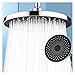 10-Inch Large Flow Ceiling Mounted Supercharge Shower Head for Rainfall Experience(Gray)