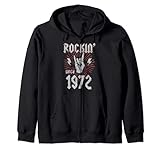 Photo Gallery rockin dal 1972 49 anni rocker 49° compleanno felpa con cappuccio Photo Gallery rockin dal 1972 49 anni rocker 49° compleanno felpa con cappuccio
