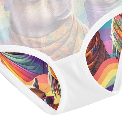 Lgbt Pride Month Capybara Toddler Cotton Underwear, Cotton Underwear for Girls, 2T–8 Years4