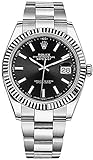 Rolex Datejust 41 Black Dial Stainless Steel Automatic Men's Watch 126334BKSO