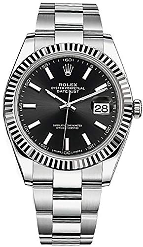 Rolex Datejust 41 Black Dial Stainless Steel Automatic Men's Watch
